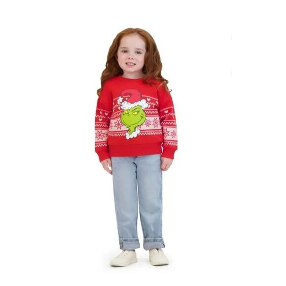NWT DR SEUSS GRINCH HOLIDAY THEMED SWEATSHIRT - Picture 2 of 8